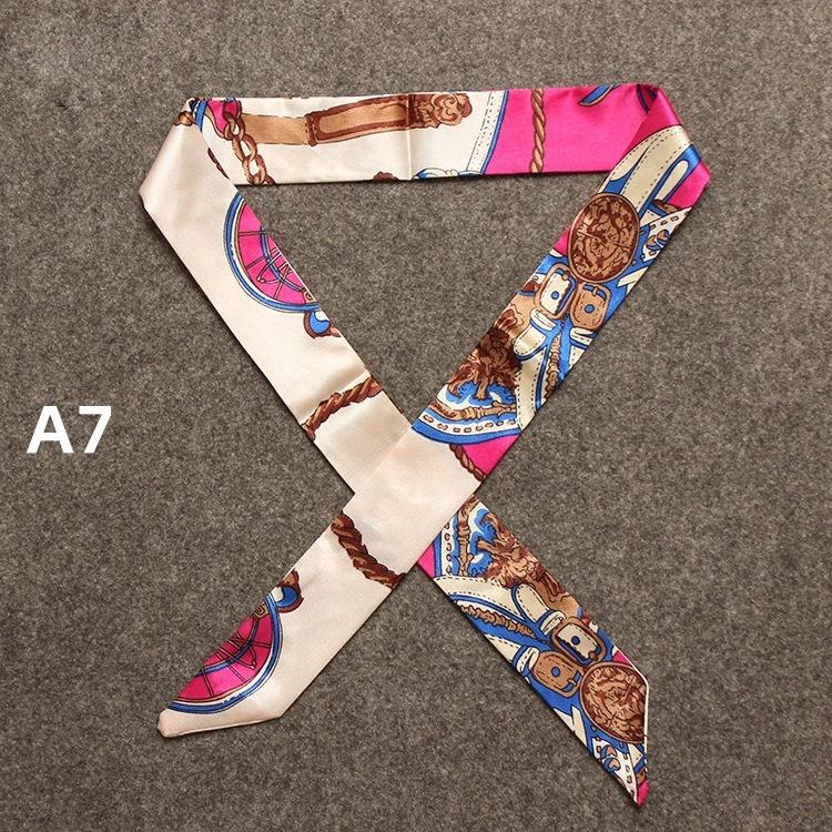 

Классический тонкий шарф с ручкой для сумки Mary, маленький декоративный шарф с шелковой лентой, женский ремешок для сумки A7