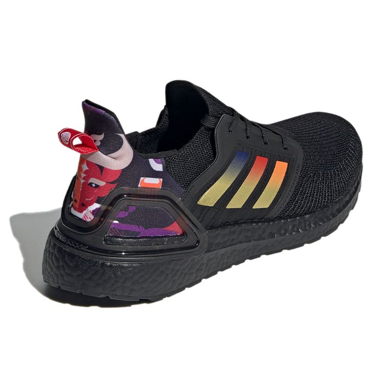 Adidas UltraBoost 20 Chinese New Year Unisex Sneakers Black Core-Black Gold-Metallic GZ8988