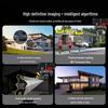 Solar-Powered Three-Lens Night Vision HD Outdoor Surveillance Camera