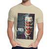 Męska Koszulka Z Okrągłym Dekoltem Joker Joaquin Phoenix Hip Hop Męska 100% Bawełny Homme Tee