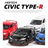 1/32 HONDA CIVIC TYPE-R Diecasts & Toy Vehicles Metal Car Model Sound Light Collection Car Toys for Children Christmas Gift