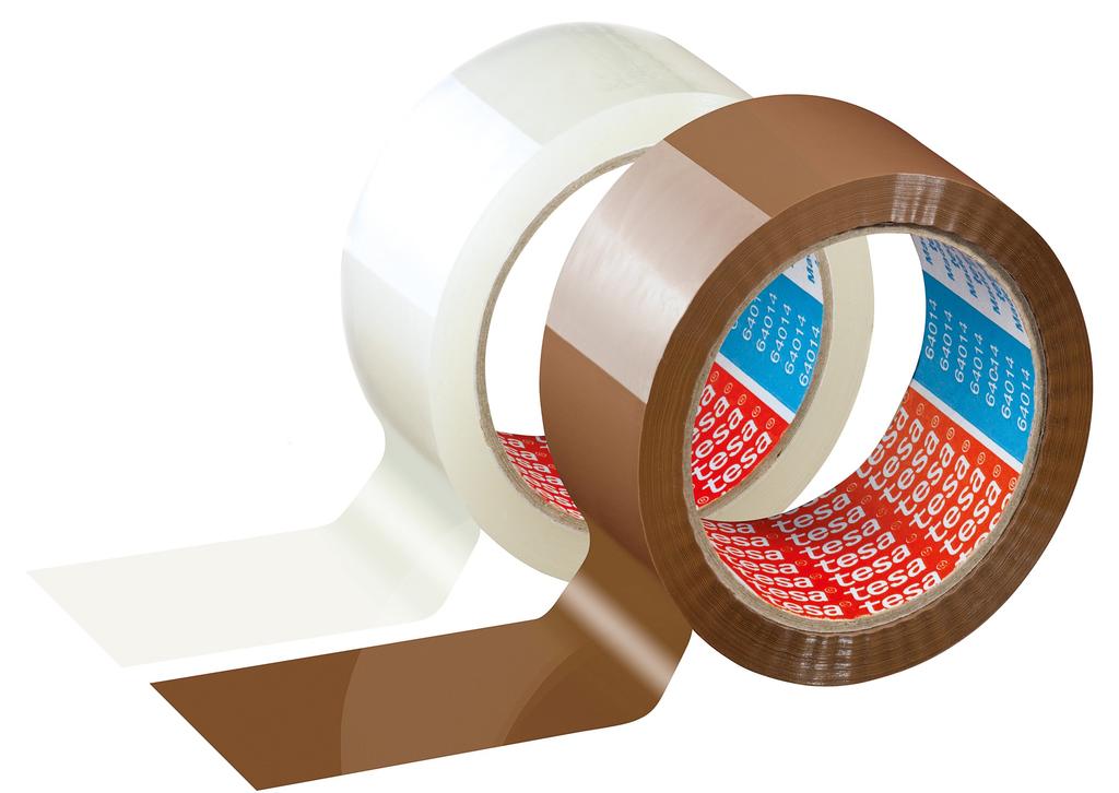 Tesa Standard Self-Adhesive Packing Tape Transparent 66M X 50Mm
