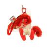 Cute Leather Pony Keychain With Pp Cotton Filling For Car And Bag Decor