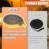 Self Adhesive Fireplace Seal Rope Fiberglass Heat Resistant Fireplace Door Gasket Flat Wood Stove Gasket Tape