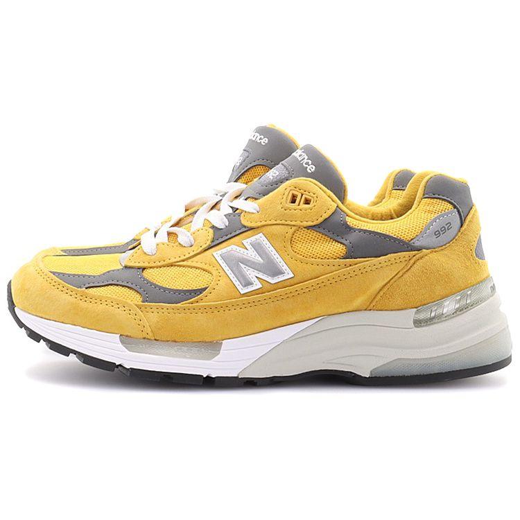 New Balance Nb 992 Retro Comfortable Low-Top Casual Running Shoes Unisex Sneaker Yellow M992BB(D)