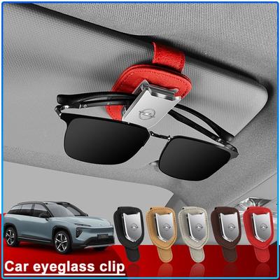 Boîte à lunettes pare-soleil de voiture Clip pour lunettes de soleil Porte-cartes billets Support Emblème Pour Astra C G H Insignia J K Zafira B Corsa Vectra C Corsa C