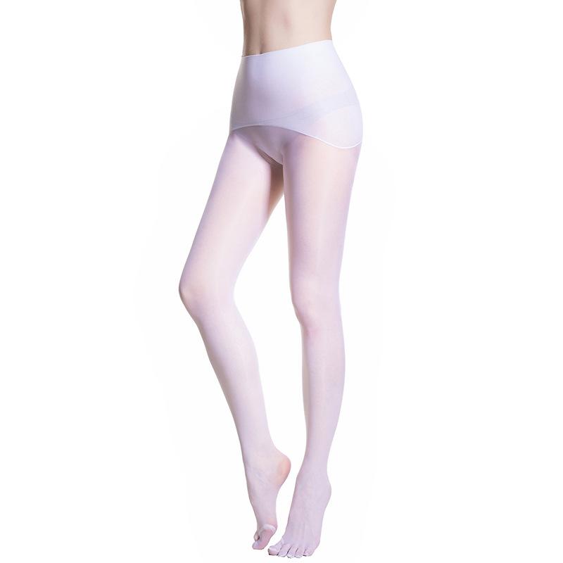 8D Oil Shiny Smooth High Waist Nylon Pantyhose Transparent Stockings Women Sexy Club Style 360 Seamless Lingerie Elastic Tights