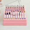 Professional Manicure Tool Storage Case 100 Slot Clear Lid Organizer Nail Drill Bits Accessories for Women and Men