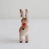 Nordica Nisse Christmas Wooden Reindeer Doll with Brown Bell