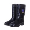rain boots rain shoes men's medium tube industrial and mining rain boots beef tendon sole waterproof, non-slip and wear-resistant acid