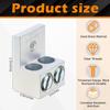4 Pack Aluminum Grounding Terminals with Dual Holes for Dependable Electrical Ground Connection and Conductivity
