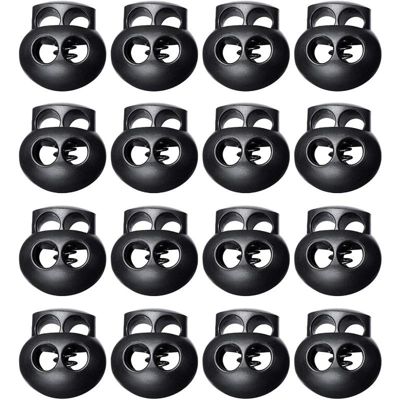 

Cord Lock Stopper Clamp Toggle Clip 20pcs for Shoelace Lanyard Paracord Rope Drawstring Garment Sewing Accessories