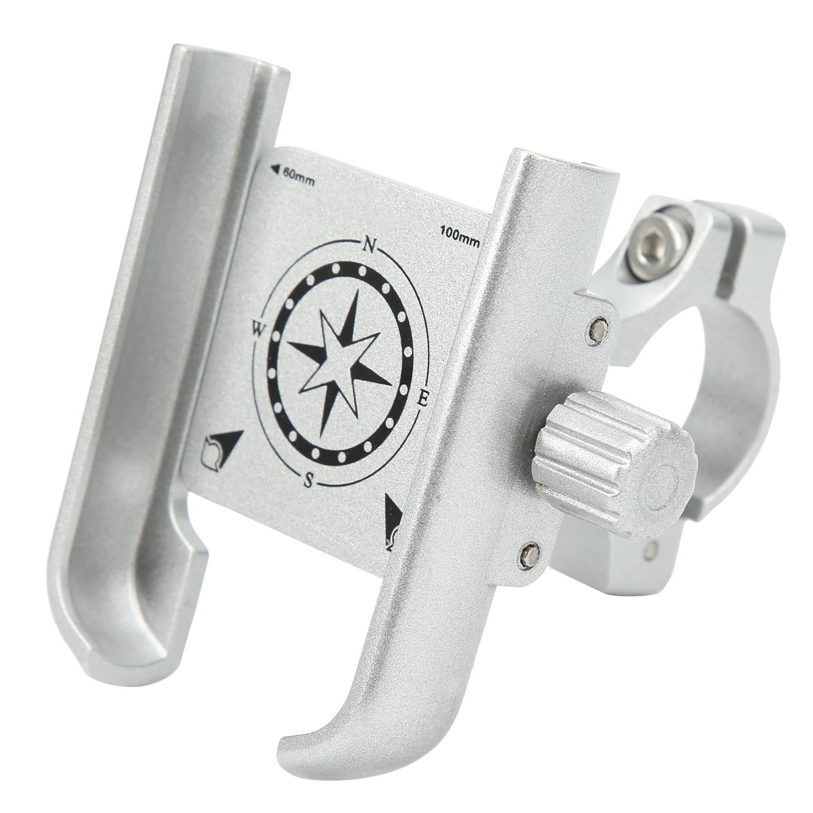 

GUB P40 Phone Holder Stand 360 Degree Adjustable Bracket for Motorcycle Bicycle Scooter(Argent ) серебряный