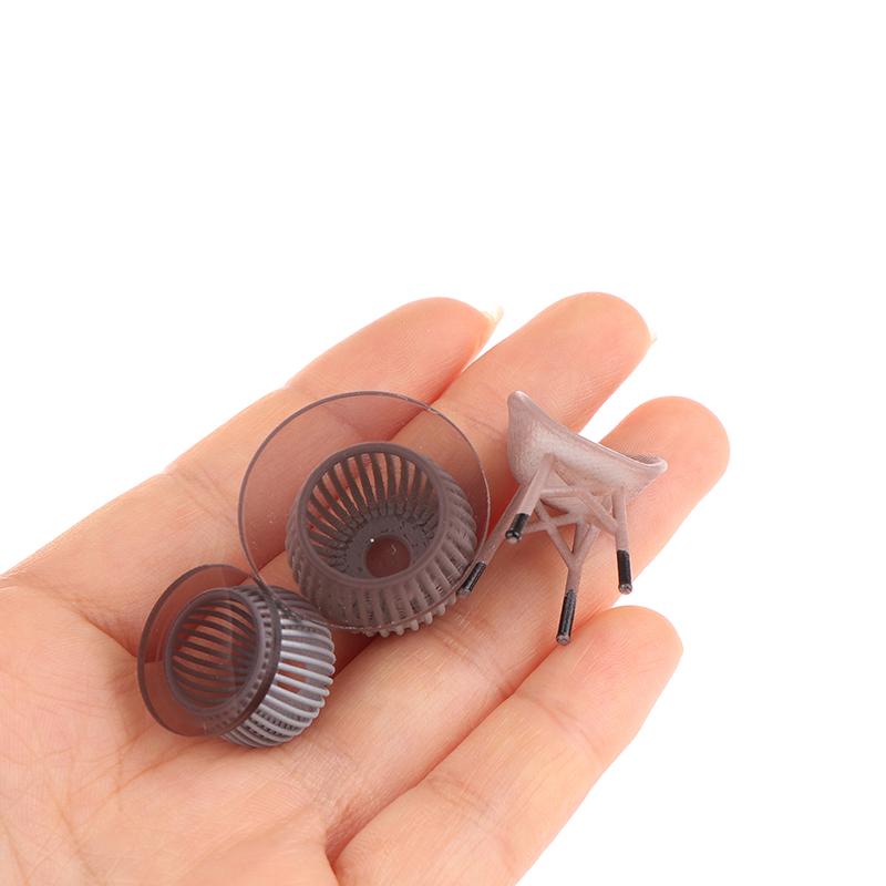 1Pc Puppenhaus Zubehör Dekoration Spielzeug Puppenhaus Miniatur Simulation Balkon Rattan Stühle Tische und Stühle Möbel Modell