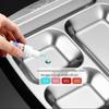LETGANT 304 Stainless Steel 6-Compartment Meal Tray