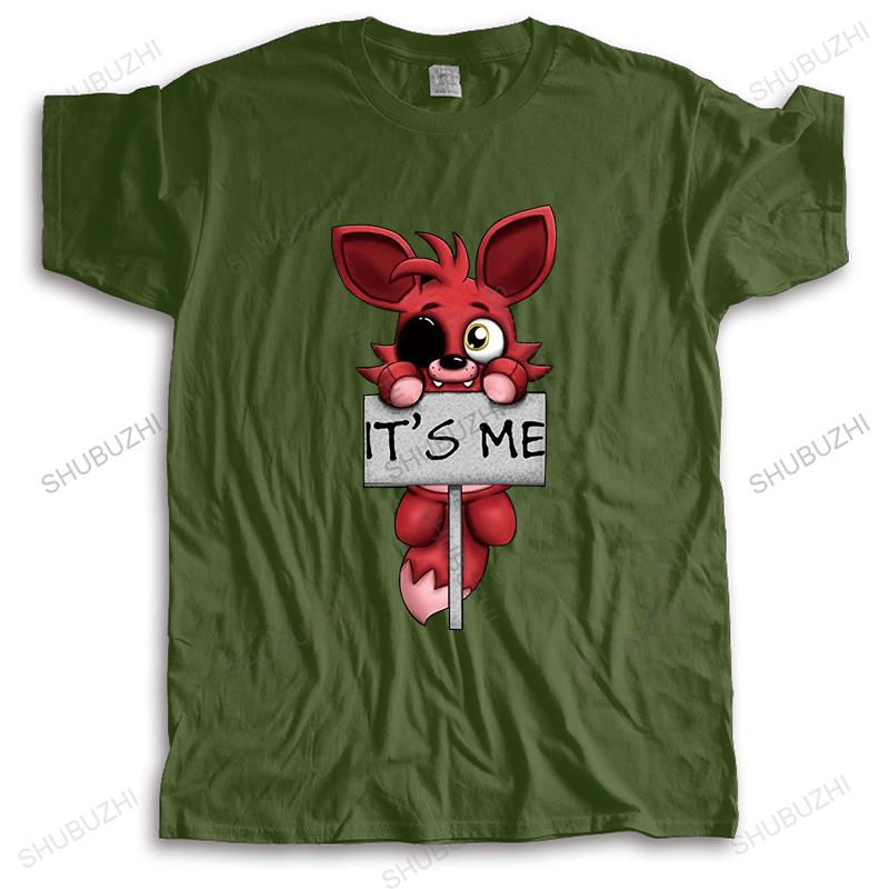 New T Shirt Black Tops for Men Hot Sale Summer Casual Tshirt Plush Foxy Polyester Its Me Unisex Teeshirt Loose Tops