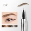 Extra Fine Tip Eyebrow Pencil Waterproof Sweat-Resistant 2 Point Liquid Eyebrow Pencil Natural Look Dual-Prong for Beginners Slim Precision Brow Pen