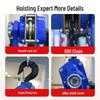 Chenghua Julii Hand-Powered Chain Hoist: Wire Tightener & Lifting Block, 0.75 to 3 Ton Manual Capacity.