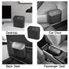 Waterproof Vehicle Dust Case Leak Resistant Auto Rubbish Can Car Trash Bin  Pressing Type