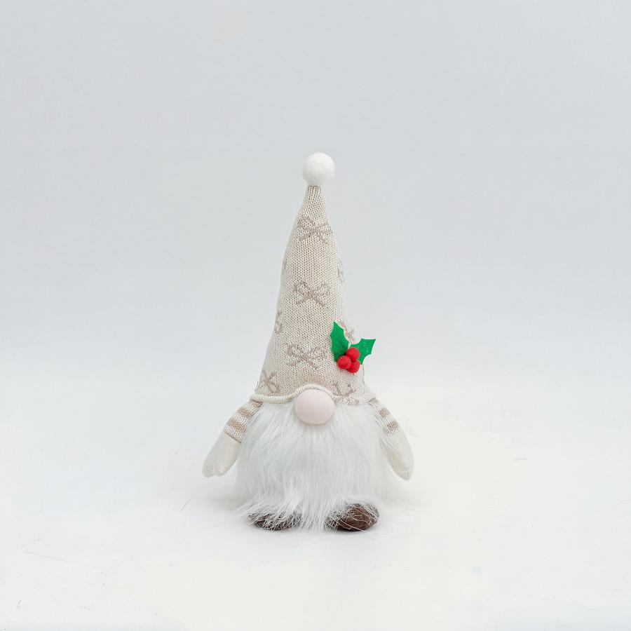 Luminous Faceless Gnome Ornament for Christmas Window Decor