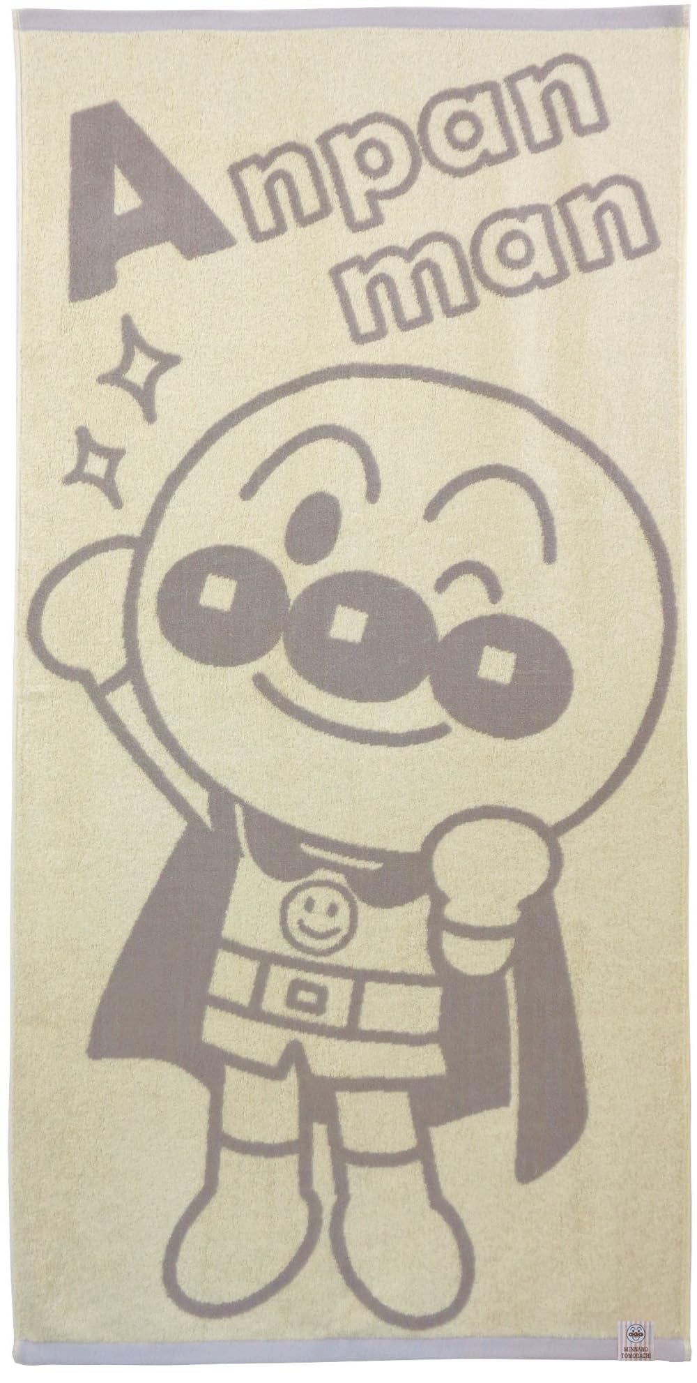 Kusubashi Mon Ori Anpanman Жаккардовое полотенце БОЛЬШОЕ Полотенце для ванны Anpanman [A-90487-11-Y]