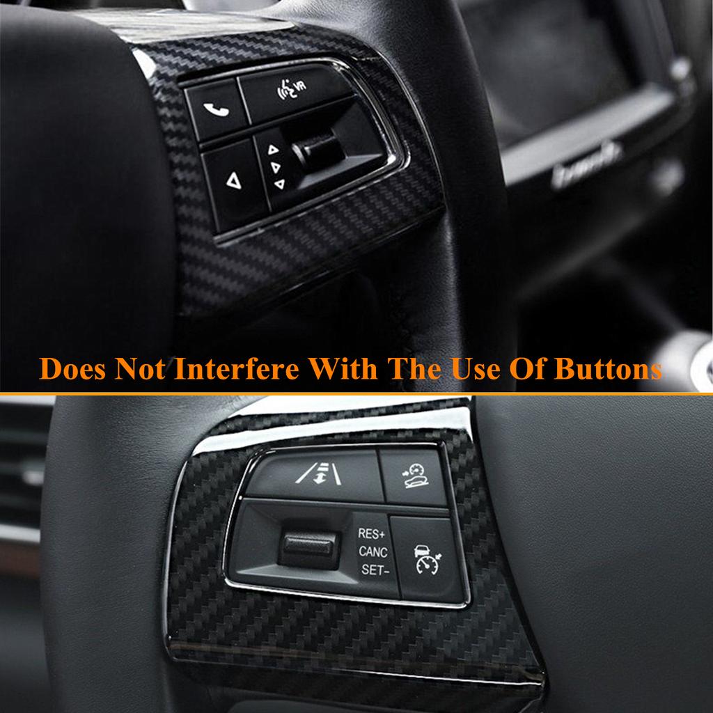 Car Steering Wheel Decoration Cover Stickers Trim for Maserati Levante 2016-2026 Ghibli 2014-2026 Auto Interior Accessories ABS