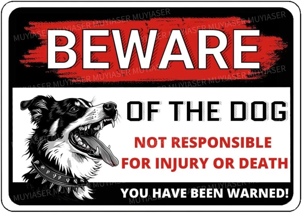 Beware of The Dog Rottweiler You Have Been Warned Aluminum Sign Outdoor Yard Warning Perfect for Fence Yard Home Dec