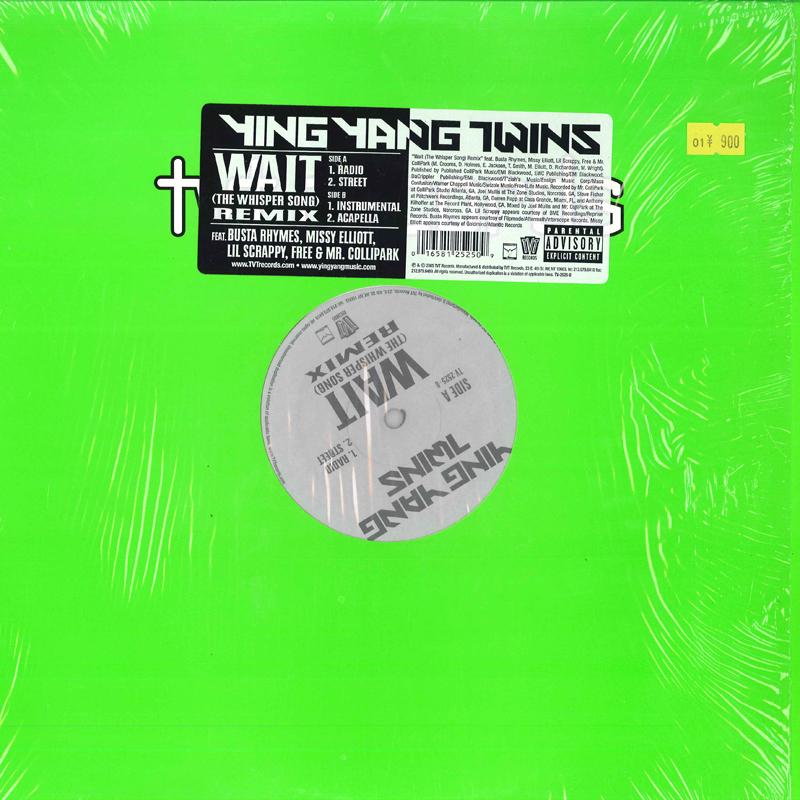 

12inch Record YING YANG TWINS - Wait (The Whisper Song) Remix TV25250 TVT 2005 US Rap & Hip-Hop/R&B Used