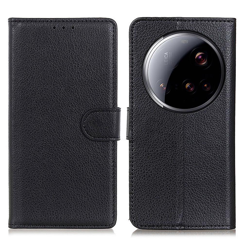 For Xiaomi 15 Ultra Wallet Case PU Leather Phone Cover Litchi Texture