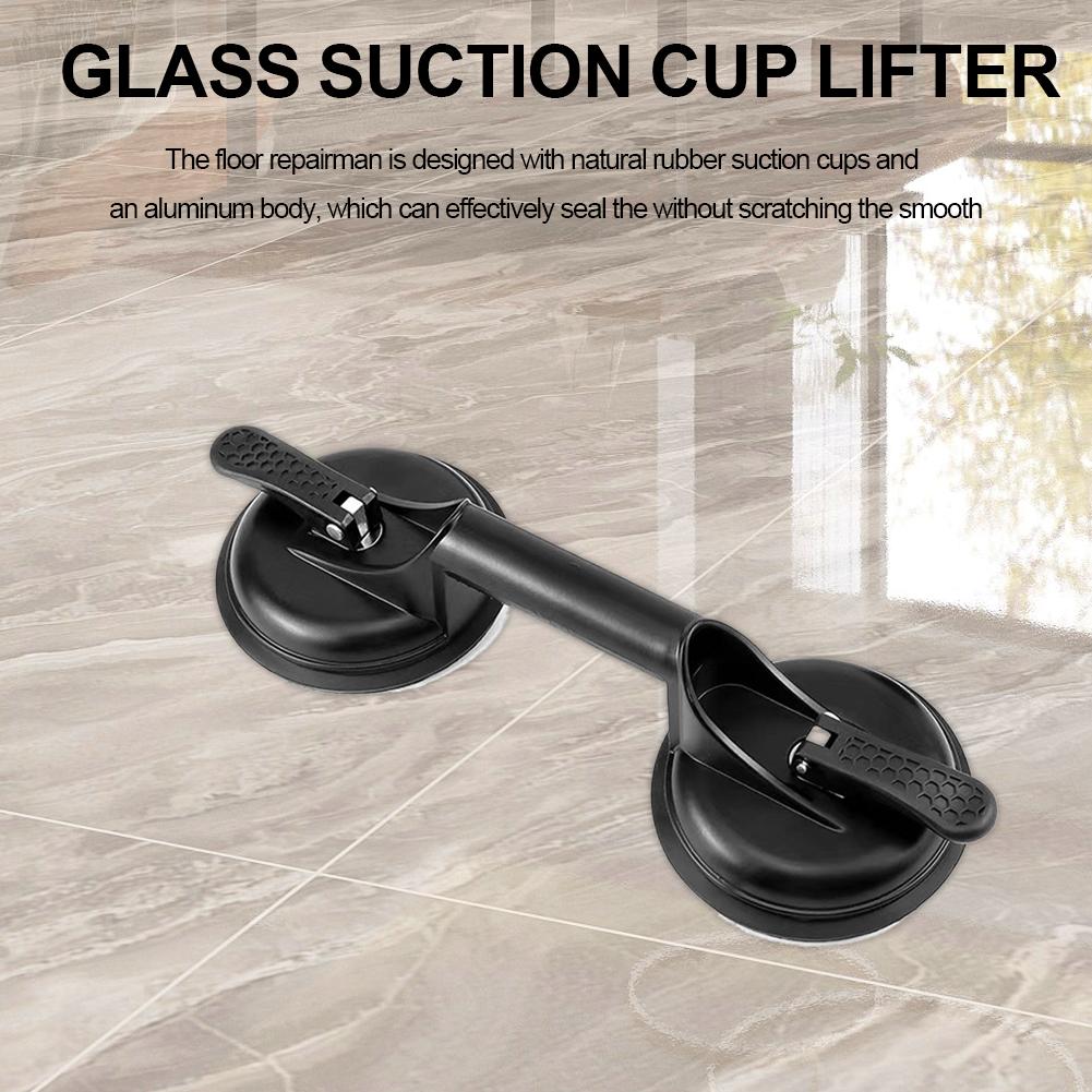 Heavy Duty Glass Suction Cup Elevator Aluminum Buckle Plate Disassembly Assembly Tool Countertop Seamless Splicer for Improvemen