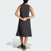 adidas Women's W Q2 CT DRESS Waist-Fitted Sports Casual Loose Sleeveless Dress Black Women JZ6953