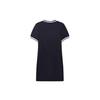 Fila Nadruk Logo Sportowy Casual Prosty Wygodny Dzianinowa Sukienka Polo Kobiety Sukienki Legendarny-Niebieski F11W329302FNV