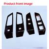 Car four door switch Decorative frame Black For Toyota Grand Highlander 2024-