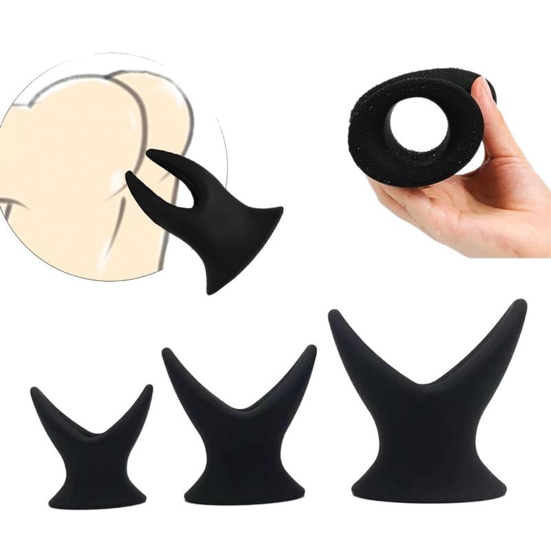 Adult Women Men Gay Vshaped Silicone Hollow Butt Plug Speculum Anus Expander Tunnel PeekingInto The Vagina And Anal