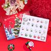 Kinder DIY Handgemachter Schmuck Perlen Schneemann Adventskalender - 24 Fächer Weihnachtsgeschenk