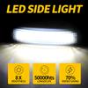2PCS LED Side Marker Lamp White Light for Land Rover Freelander 2 Discovery 3 4 Discovery 4 Rang Rover Sport OEM XGB000071