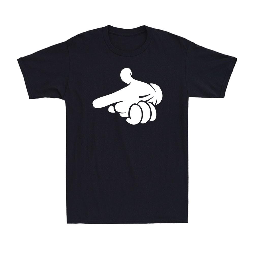 

Funny Gun Hands Shirt Gifts Gun Hand Sign Graphic Novelty Men s Cotton T-Shirt Unisex T-Shirt M