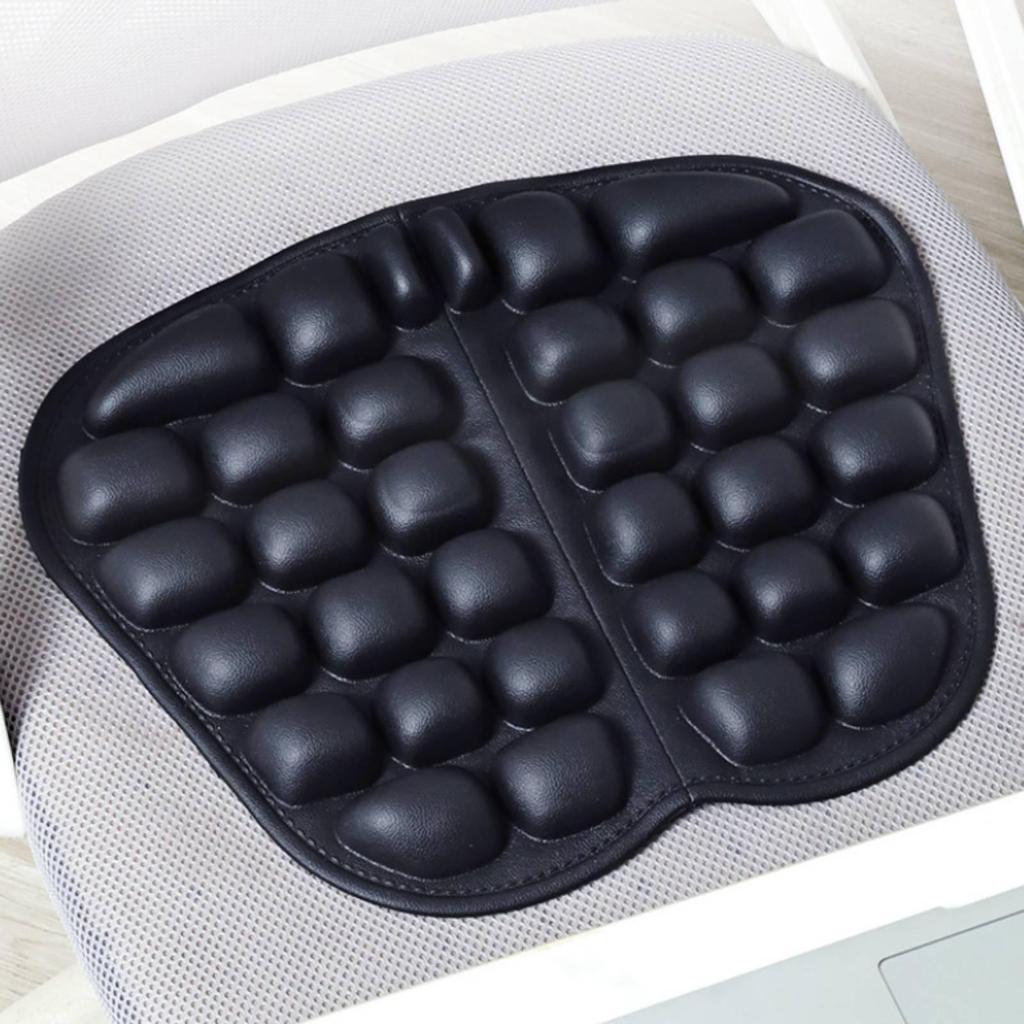 Foldable Motorcycle Seat Pad with Straps Flexible for Touring, Commuters
