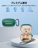 Case for Audio Technica YAJOJO Wireless Earphone Charging Case Cover with Carabiner and Keychain Silicone Protective Case Drop Prevention Shockproof