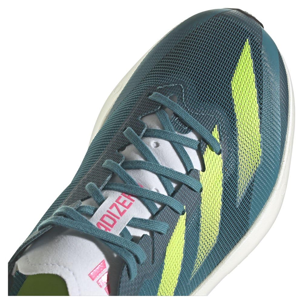 Adidas Adizero Japan 8W Women's Running Shoes, Size 23.5, Blue Gray and Lemon Yellow