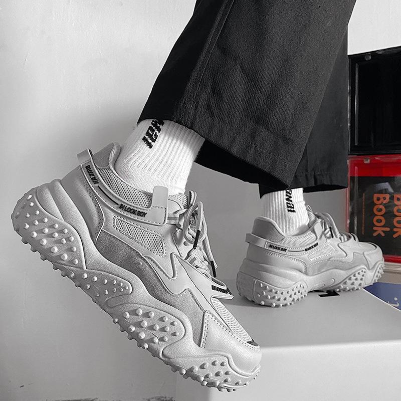 Мода 2024 Весна Новая Мужская Обувь Тренд Японии и Южной Кореи Старая Обувь Стиль — фото 4