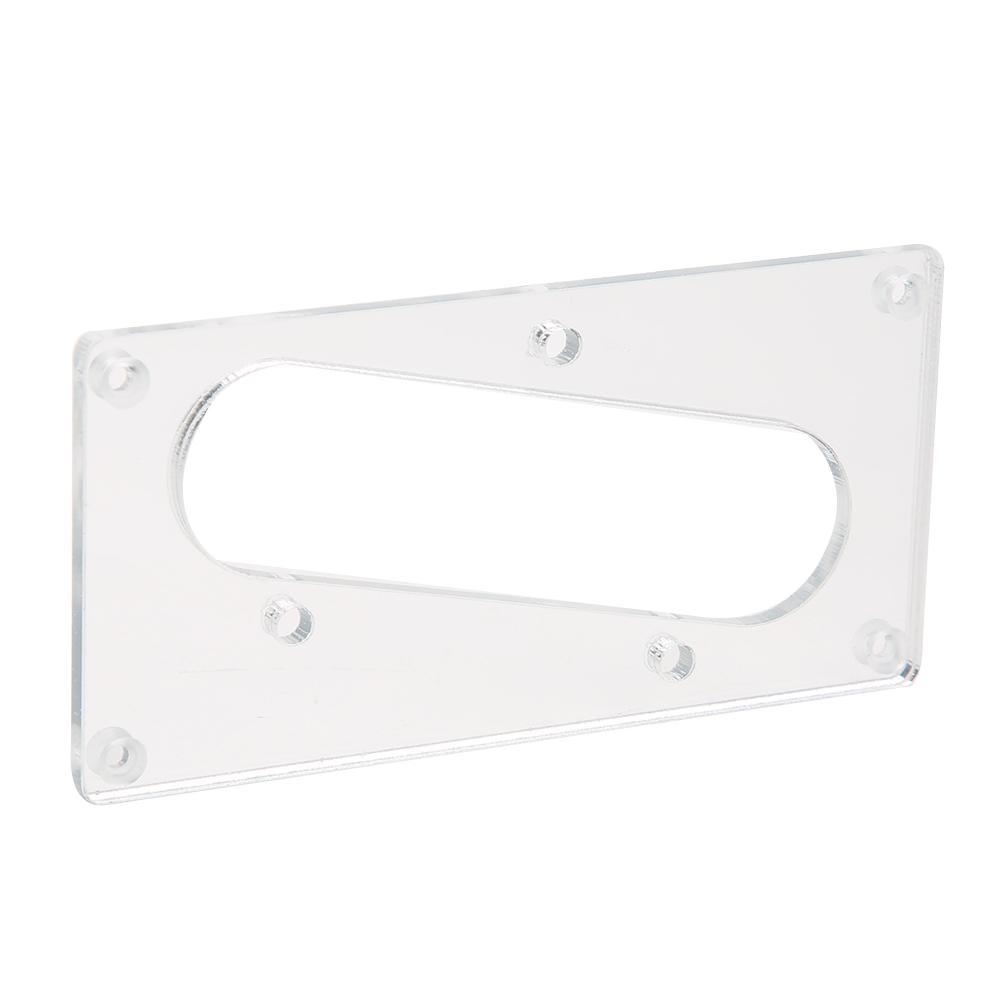 

Рамка звукоснимателя Акриловая рамка для сингла/хамбакера для гитары/баса/музыкального инструмента Серебристая