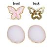 Irregular Nail Polish Palette Resin Nail Art Mixing Palette with Ring Professional Nail Gel Blending Tool for Manicure Painting