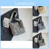 Fashionable Retro Crossbody Tote Bag Stylish Korean Summer 2024 Large Capacity Handbag