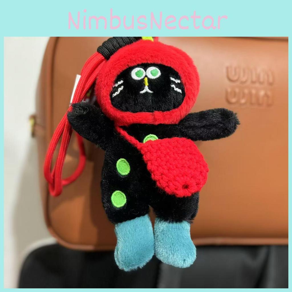 Cat Delightful Plush Doll Keychain Fluffy Texture Ideal For Kids And Cat Lovers Alike