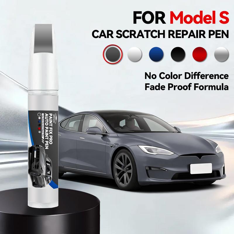 Exclusive Dedicated Vehicle For Tesla Model S Car Scratch Paint Pen Deep Scratch Repair Removal White Black Red Silver blue grey
