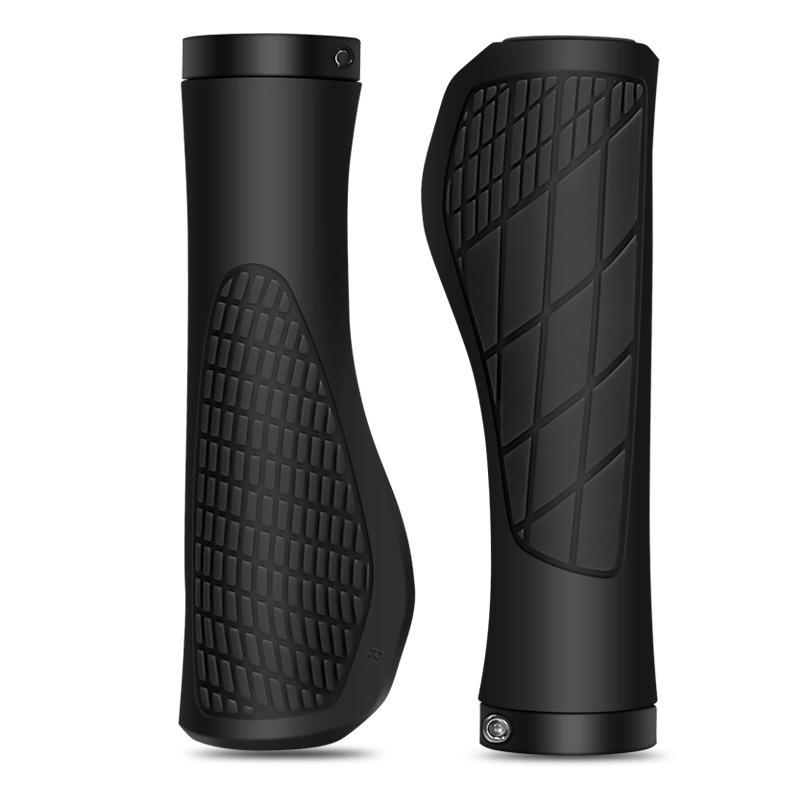 1 Pair Bicycle Handlebar Grip Shock Ergonomic Lockable MTB Mountain Bike Grips Cycling Accessories Bicycle Parts