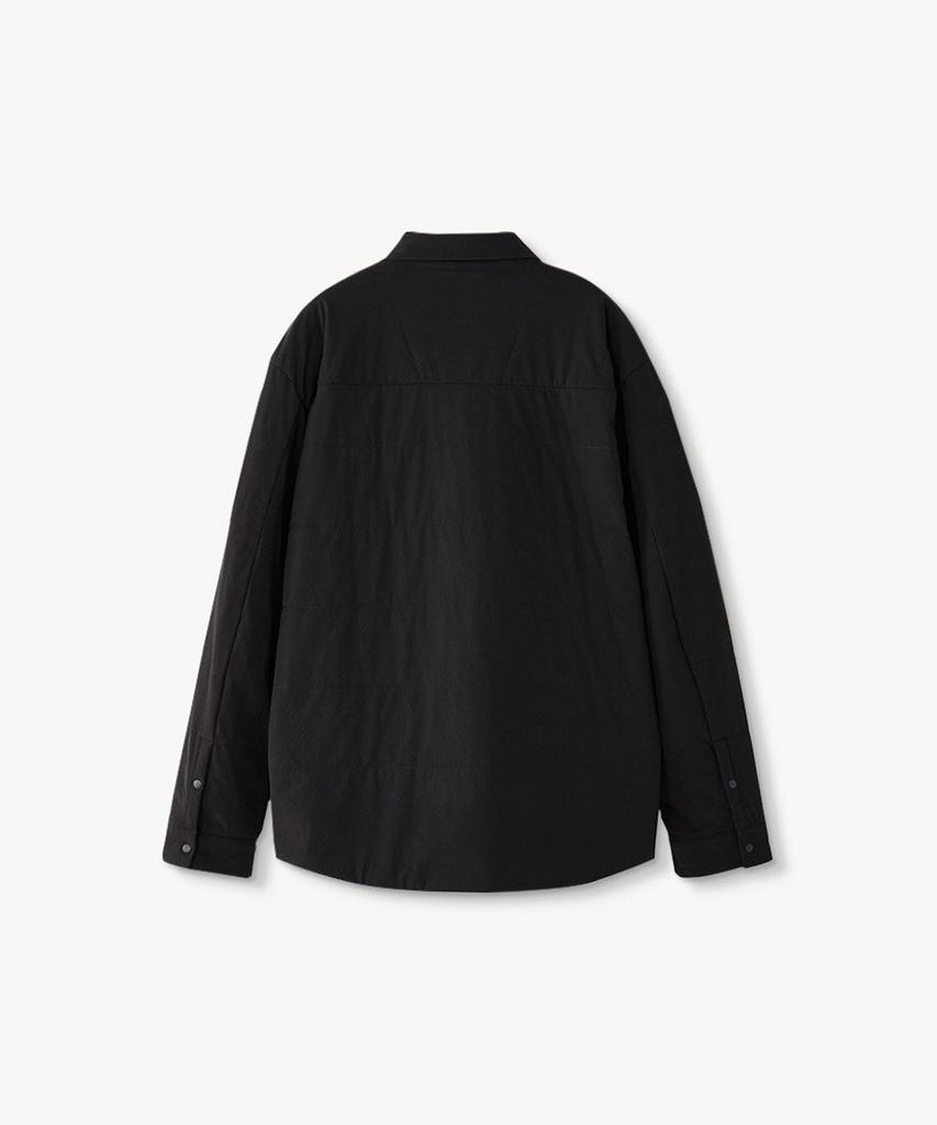 Stco Utility Shirt-Style Padded Jacket Black (Oversized)_Swdvab1Osb