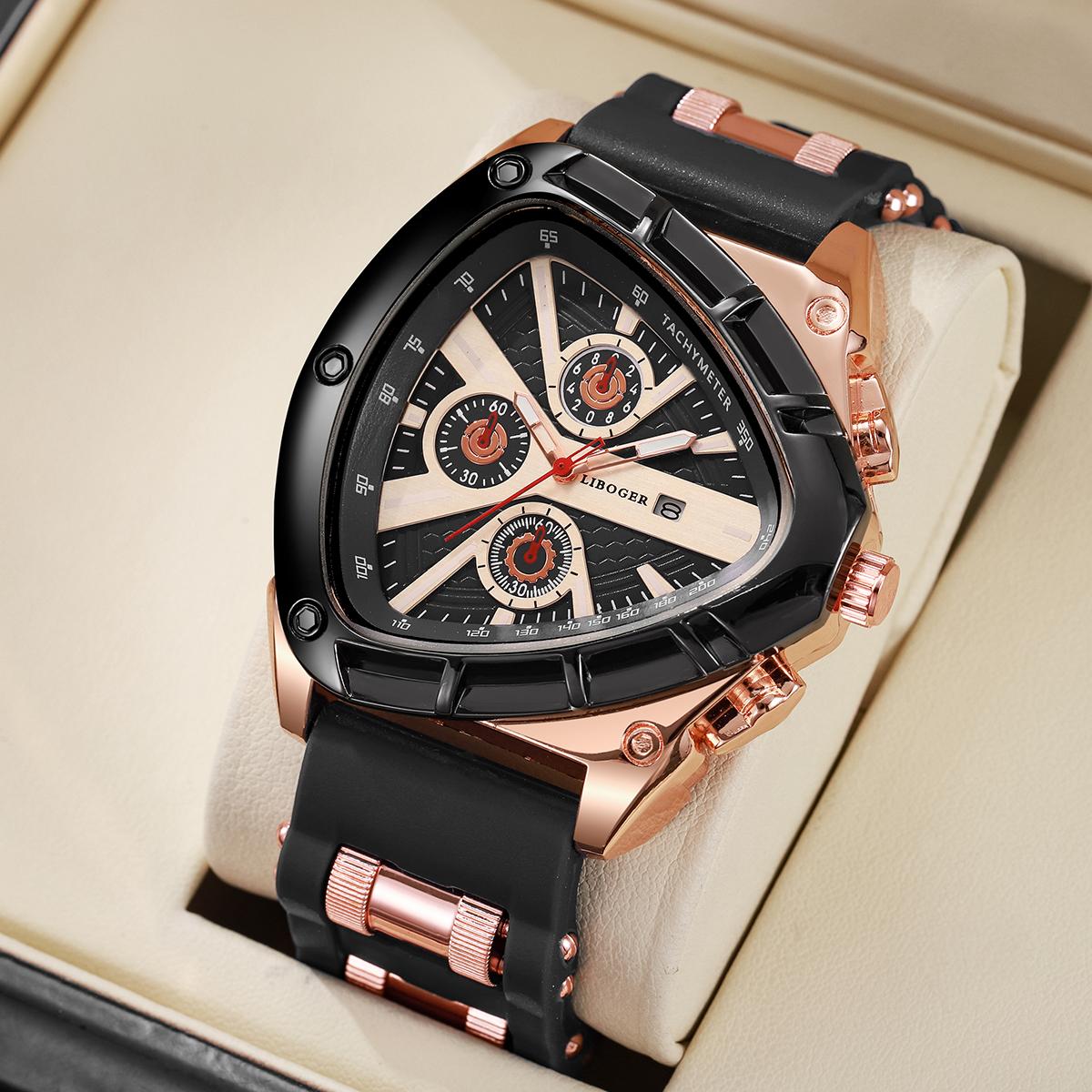 

Модный силиконовый ремешок Мужские спортивные часы Повседневный арабский циферблат Мужские наручные часы с календарем Reloj Hombre(Без коробки)