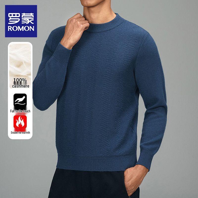 Luo Meng Men's Thickened Cashmere Sweater & T-Shirt Collection